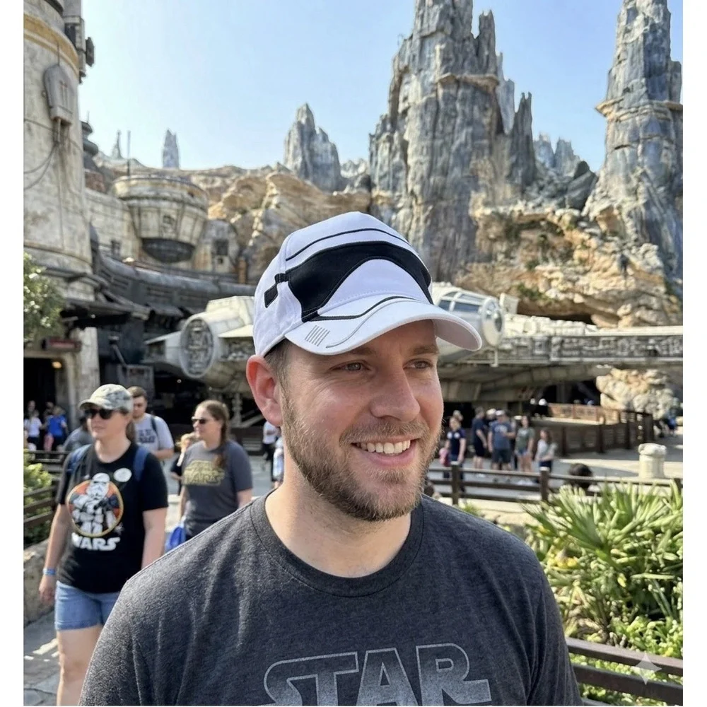 Disney Parks Star Wars Stormtrooper Adult Unisex Hat White Black